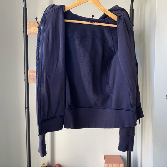 Lululemon women’s full zip long sleeves hooded sweaters with pocket size 4 - Picture 7 of 8